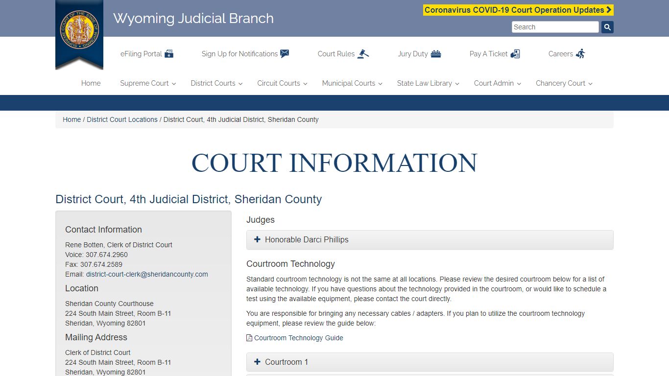 District Court, 4th Judicial District, Sheridan County – Wyoming ...